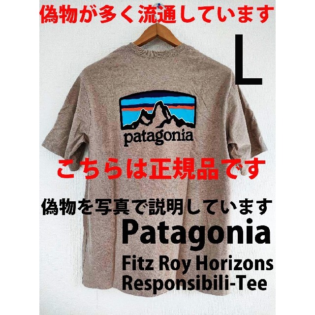 patagonia(パタゴニア)のL 新品正規品パタゴニア フィッツロイ ホライゾンズ レスポンシビリティー メンズのトップス(Tシャツ/カットソー(半袖/袖なし))の商品写真