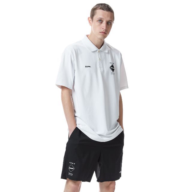 Lサイズ　FCRB 22SS S/S TEAM POLO 白　ポロシャツ 3