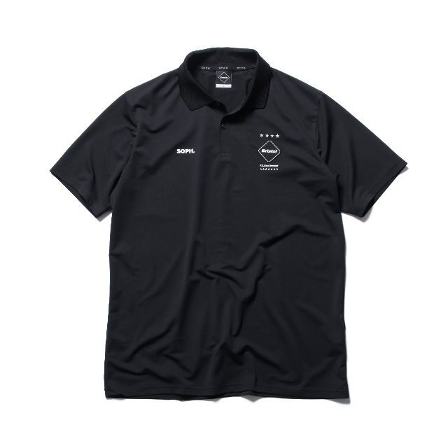 Lサイズ　FCRB 22SS S/S TEAM POLO 黒　ポロシャツ