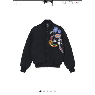 STUSSY ステューシー 刺繍ロゴ スウェットスタジャン 人気カラー