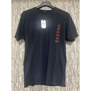 デンハム(DENHAM)の新品未使用 DENHAM デンハム Tシャツ L ブラック 刺繍(Tシャツ/カットソー(半袖/袖なし))