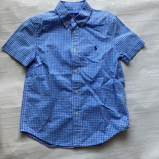 ポロラルフローレン(POLO RALPH LAUREN)の【ママ♡さま専用】ラルフローレン　130 チェック半袖シャツ(ブラウス)