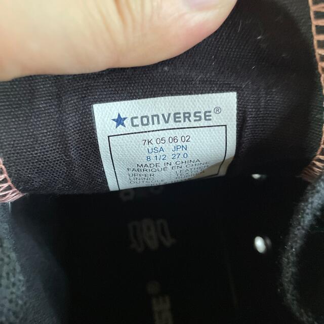 CONVERSE(コンバース)のCONVERS ALL STAR ヴィンテージピンクラメ　レザー メンズの靴/シューズ(スニーカー)の商品写真