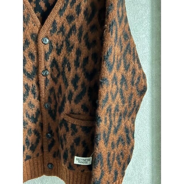 WACKOMARIA LEOPARD HEAVY MOHAIRCARDIGAN 2