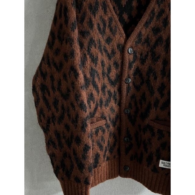 WACKOMARIA LEOPARD HEAVY MOHAIRCARDIGAN 3