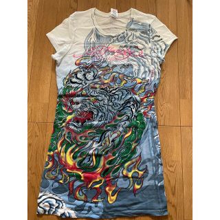 エドハーディー(Ed Hardy)のEd Hardy チュニック　タイガー　Tシャツ(チュニック)