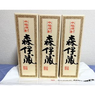 ジャル(ニホンコウクウ)(JAL(日本航空))の【ご専用】森伊蔵　720ml 機内購入3本セット(焼酎)