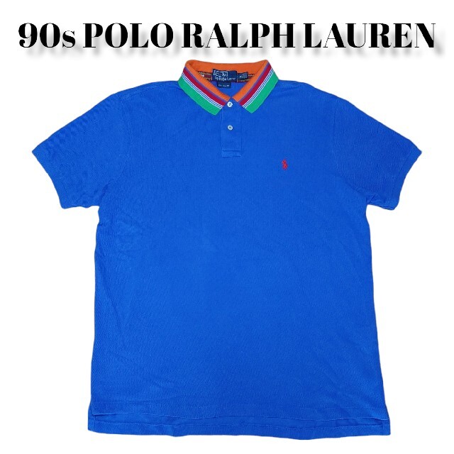 激安正規 90s ポロラルフローレン 鹿子 ポロシャツ 古着 Ralph Lauren