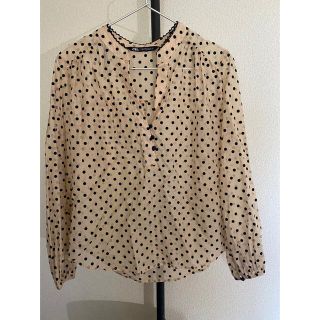 ザラ(ZARA)のZARA シアードットシャツ(シャツ/ブラウス(長袖/七分))