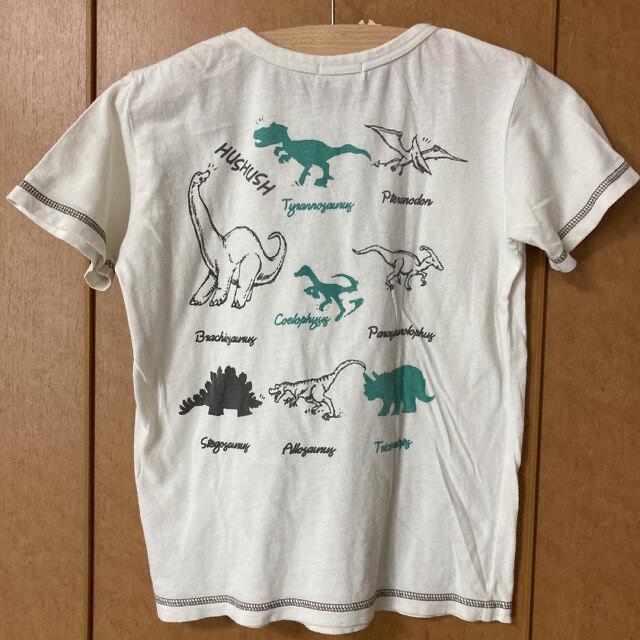 HusHush(ハッシュアッシュ)の⭐️【HUSHUSH 】恐竜柄Tシャツ120サイズ キッズ/ベビー/マタニティのキッズ服男の子用(90cm~)(Tシャツ/カットソー)の商品写真