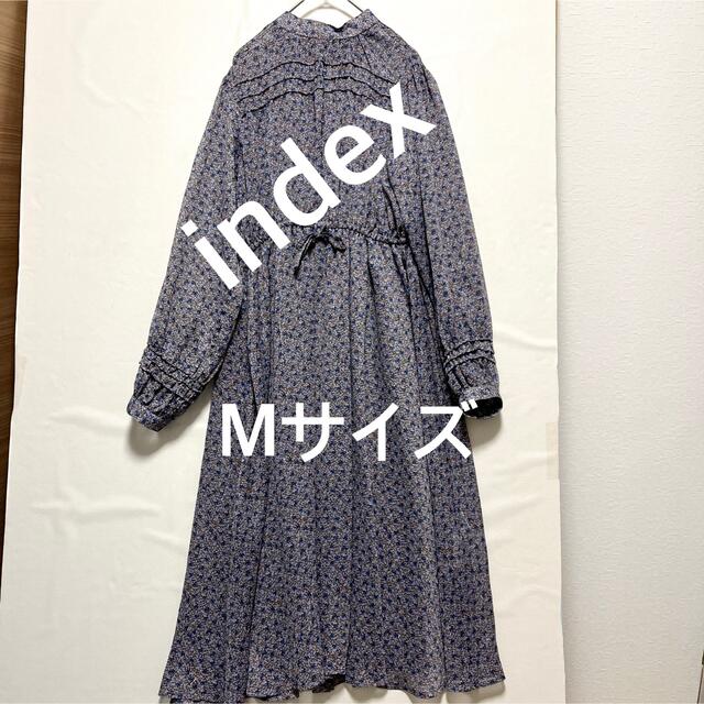 INDEX(インデックス)の2456 index ワンピース  パープル M 新品未使用 レディースのワンピース(ロングワンピース/マキシワンピース)の商品写真