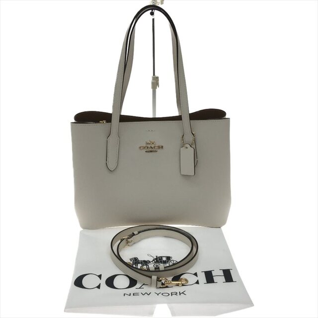 COACH(コーチ)の▼▼COACH コーチ レディース 2WAY ハンド トート アベニューダブルフェイスレザーキャリーオール  F48733 ホワイト レディースのバッグ(その他)の商品写真