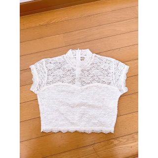 ジェイダ(GYDA)のＧＹＤＡ レース 半袖 ショート丈(Tシャツ(半袖/袖なし))