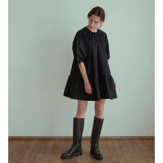 クラネ(CLANE)のCLANEクラネ　PUFF MINI ONE PIECE パフミニワンピース(ミニワンピース)