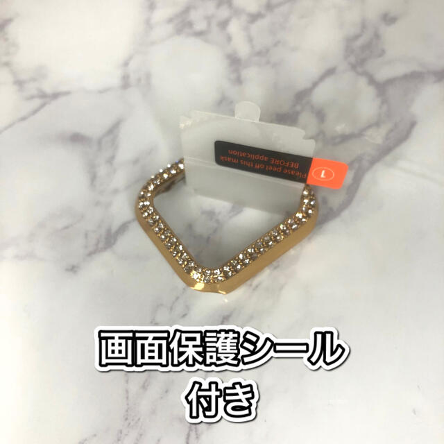 AppleWatchカバー 保護 ラインストーン ケース メッキ　キラキラ　rg スマホ/家電/カメラのスマホアクセサリー(モバイルケース/カバー)の商品写真