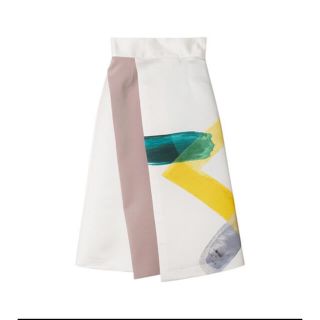 ルシェルブルー(LE CIEL BLEU)のArt Print Skirt LE CIEL BLEU 新品(ロングスカート)