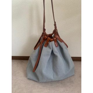 ゲンテン(genten)のgenten バック　革　布(トートバッグ)