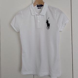 ポロラルフローレン(POLO RALPH LAUREN)のゴルフ ビッグ ポニー ラルフ ローレン ポロシャツ 白 ホワイト Mサイズ(ウエア)