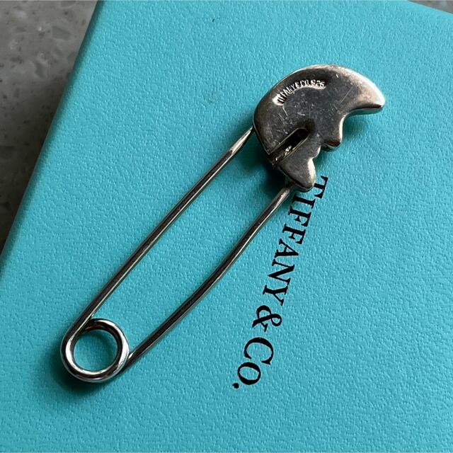 TIFFANY&Co. ティファニー ヴィンテージ 月 ピン ブローチ 安全ピン 1