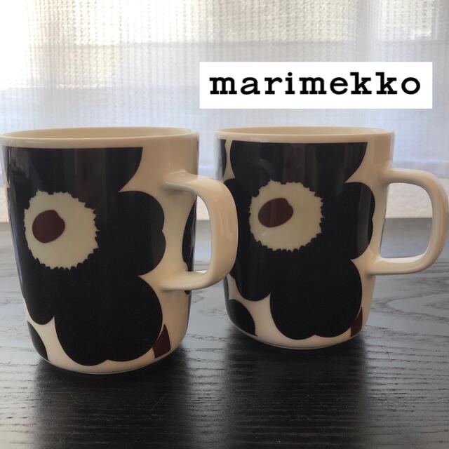 marimekko(マリメッコ)のゆうまい様専用★マリメッコ★ウニッコ　マグカップ2個セット インテリア/住まい/日用品のキッチン/食器(グラス/カップ)の商品写真