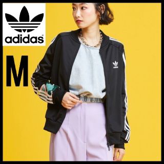 アディダス(adidas)の【HER STUDIO LONDONコラボ】adidas★ジャージ★花柄★黒M(その他)