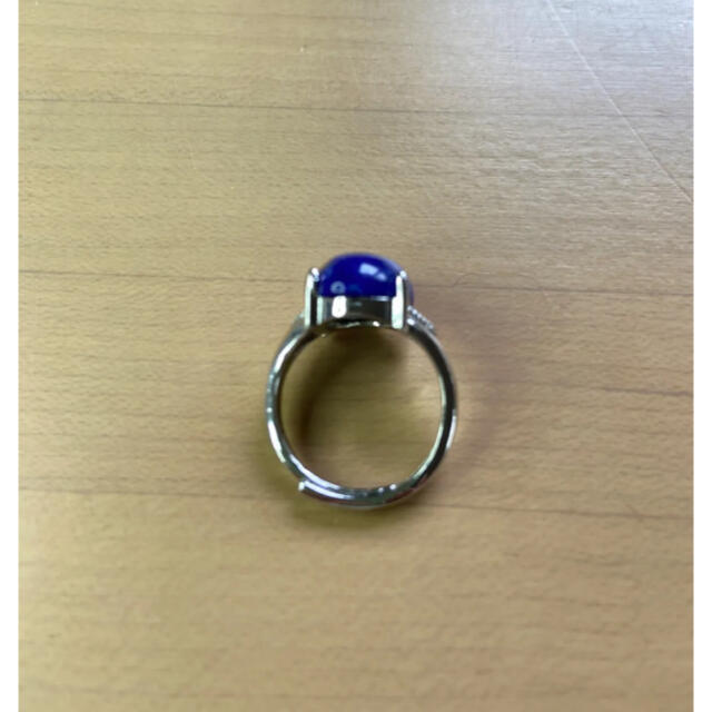 ラピスラズリ　フリーサイズ　リング　指輪 レディースのアクセサリー(リング(指輪))の商品写真