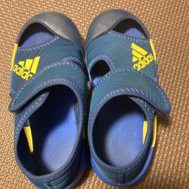 adidas(アディダス)の2足組　アディダス　サンダル　15/12cm ブルー キッズ/ベビー/マタニティのキッズ靴/シューズ(15cm~)(サンダル)の商品写真