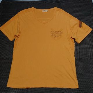 アヴィレックス(AVIREX)のAVIREX アヴィレックス バックプリント半袖Vネック(Tシャツ/カットソー(半袖/袖なし))