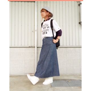 リーバイス(Levi's)の希少 Lsize LEVI’S engineerd 立体裁断デニムスカート(ロングスカート)