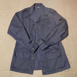 アーペーセー(A.P.C)のA.P.C ワークジャケット　ネイビー　サイズ1(ミリタリージャケット)