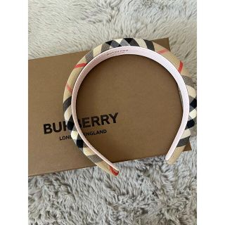 バーバリー(BURBERRY)のヴィンテージチェック ヘアバンド(カチューシャ)