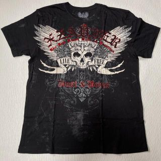 エドハーディー(Ed Hardy)のXzavier Dust and Bones タトゥーTシャツ 新品(Tシャツ/カットソー(半袖/袖なし))