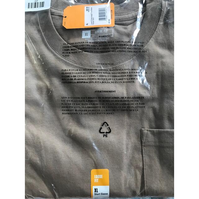 carhartt(カーハート)のメンズ 大きいサイズ カーハートTシャツ ベージュ XL メンズのトップス(Tシャツ/カットソー(半袖/袖なし))の商品写真