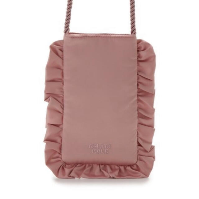 gelato pique(ジェラートピケ)のジェラートピケ アメリカンチェリースマホポーチショルダー ピンク 携帯  レディースのバッグ(ショルダーバッグ)の商品写真