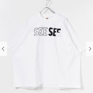 ワンエルディーケーセレクト(1LDK SELECT)のSEE SEE BIG POCKET T-SHIRTS M 白 seesee(Tシャツ/カットソー(半袖/袖なし))