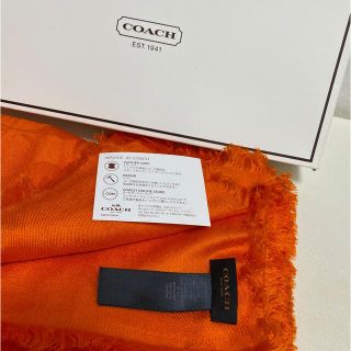 コーチ(COACH)のCOACHシグネチャー柄★大判ストール(マフラー/ショール)