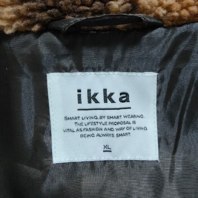 ikka(イッカ)の美品！ikka ボアブルゾン XL メンズのジャケット/アウター(ブルゾン)の商品写真