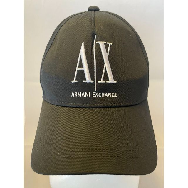 ARMANI EXCHANGE(アルマーニエクスチェンジ)の□《ARMANI EXCHANGE/アルマーニ エクスチェンジ》キャップ 黒□ メンズの帽子(キャップ)の商品写真