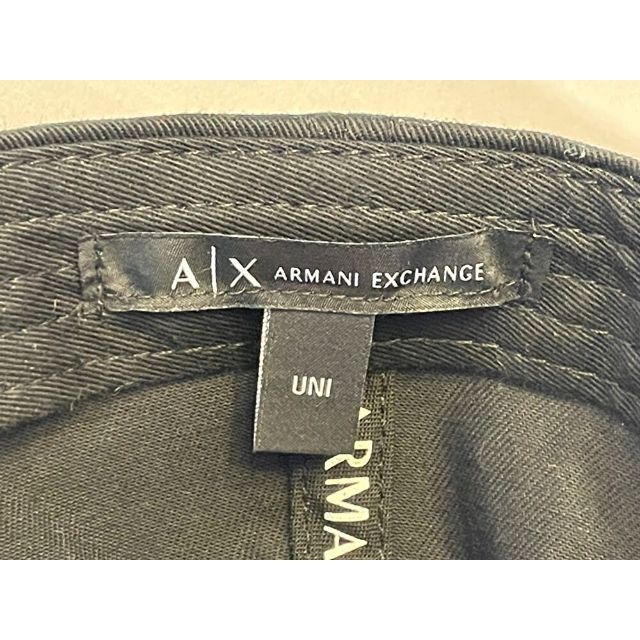 ARMANI EXCHANGE(アルマーニエクスチェンジ)の□《ARMANI EXCHANGE/アルマーニ エクスチェンジ》キャップ 黒□ メンズの帽子(キャップ)の商品写真