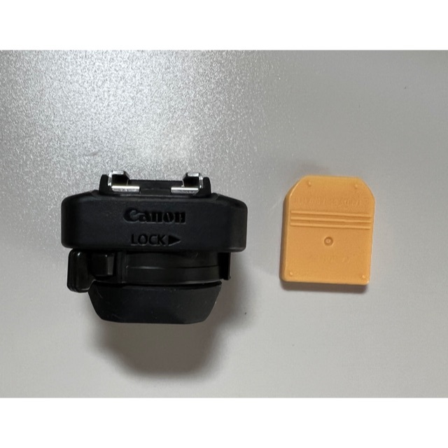 未使用新品　Canon マルチアクセサリーシューアダプター　AD-E1 スマホ/家電/カメラのカメラ(その他)の商品写真