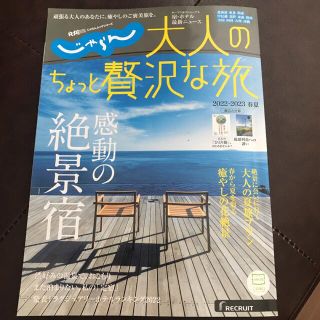 じゃらん 大人のちょっと贅沢な旅(地図/旅行ガイド)