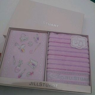 ジルスチュアート(JILLSTUART)の新品☆タオルハンカチ・ミラーセット ジルスチュアート(ハンカチ)