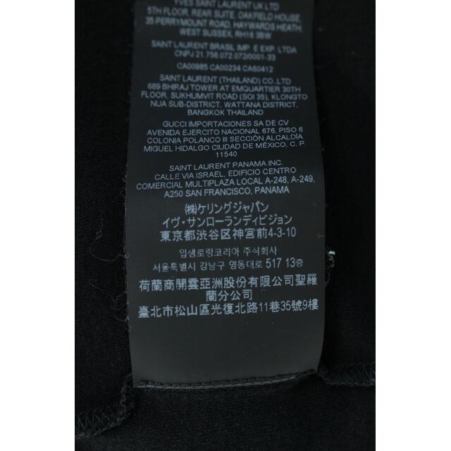 サンローランパリ 480406 YB1GN シグネチャーロゴTシャツ XL kanfa720.com