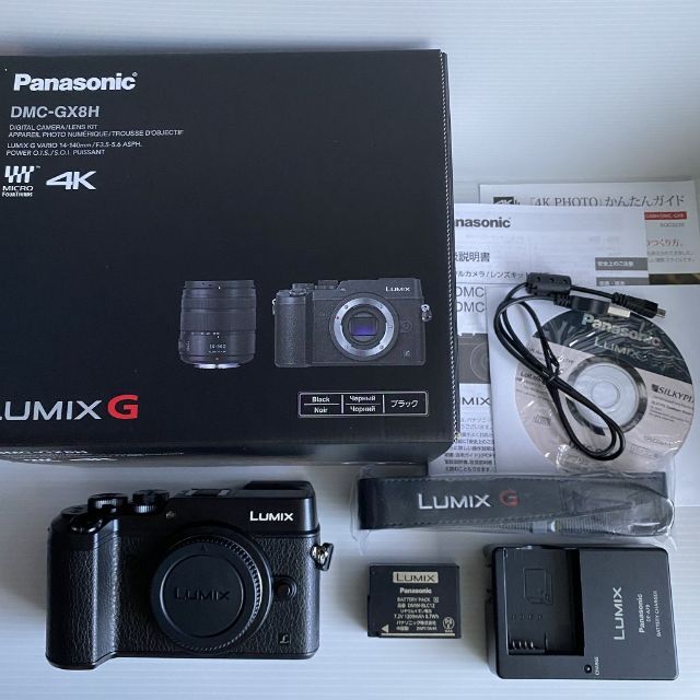 Panasonic(パナソニック)のPanasonic LUMIX GX8 ボディ ブラック スマホ/家電/カメラのカメラ(ミラーレス一眼)の商品写真