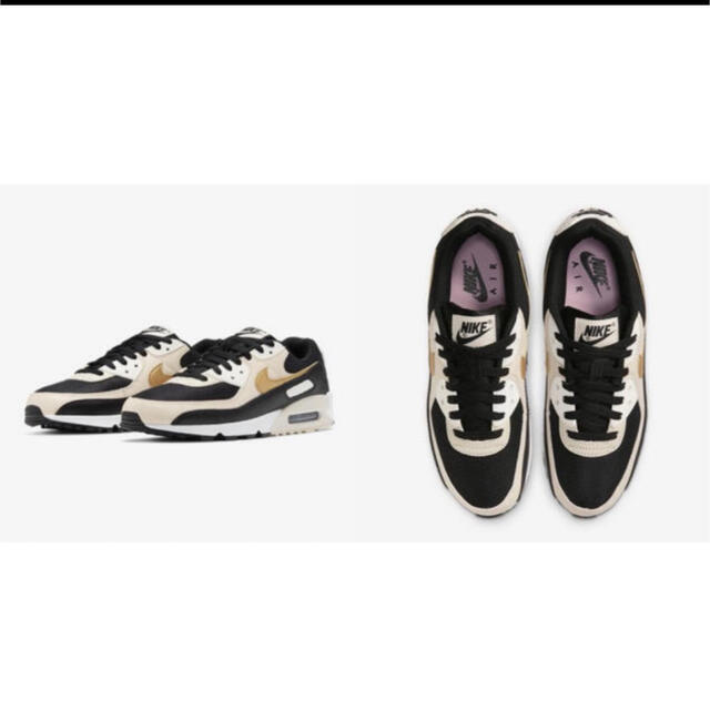 NIKE - NIKE AIR MAX 90 ゴールドベージュ エアマックス90 23.5cmの
