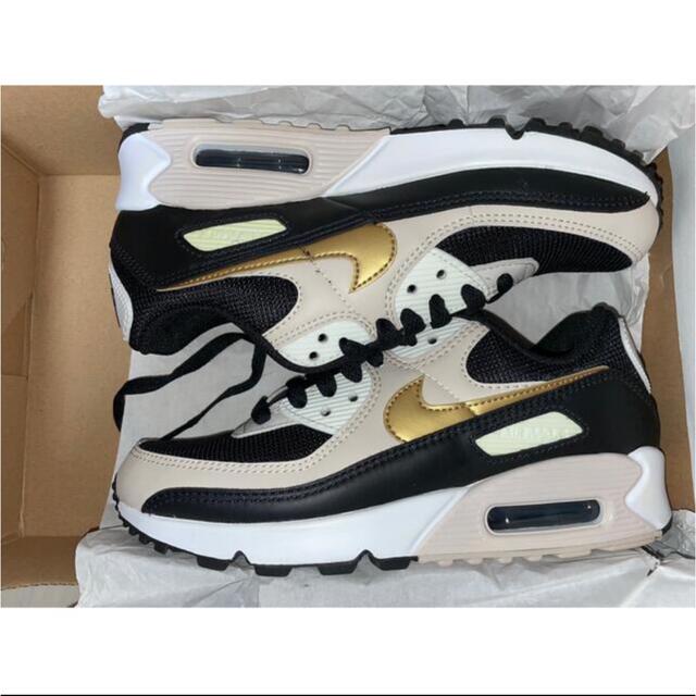 NIKE - NIKE AIR MAX 90 ゴールドベージュ エアマックス90 23.5cmの