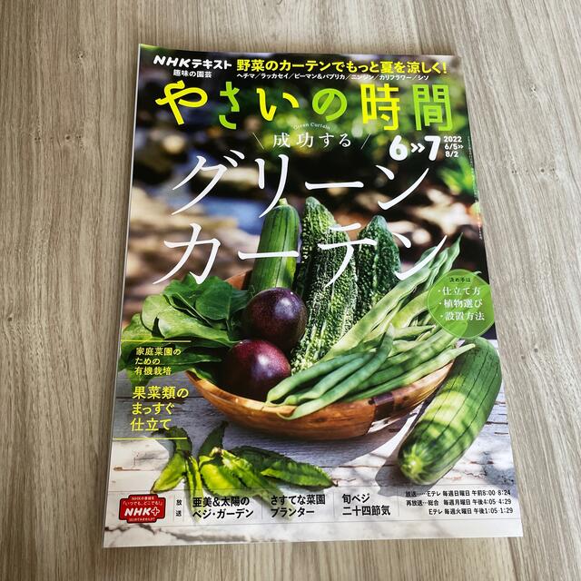 NHK 趣味の園芸 やさいの時間 2022年 06月号 エンタメ/ホビーの雑誌(その他)の商品写真