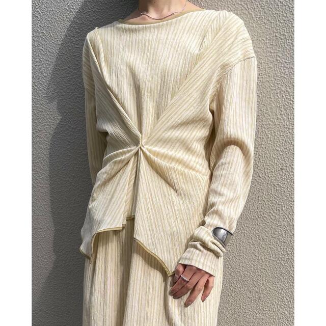 CLANE(クラネ)のクラネ正規品！新品タグ付★COTTON CREPE TUCK ONE PIECE レディースのワンピース(ロングワンピース/マキシワンピース)の商品写真