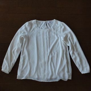 アオヤマ(青山)の●洋服の青山 Precious 7号ブラウス　長袖　白(シャツ/ブラウス(長袖/七分))