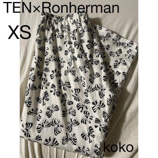 ロンハーマン(Ron Herman)の専用出品　TEN×Ronherman リボン柄　クロップドパンツ(カジュアルパンツ)